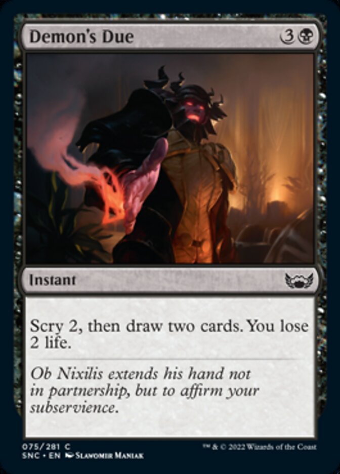 Demon's Due [Streets of New Capenna] Foil