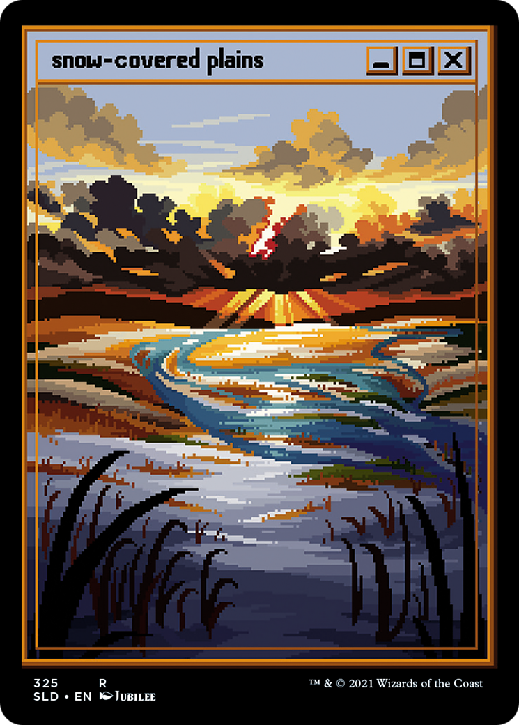 Snow-Covered Plains (325) [Secret Lair Drop Series] Foil