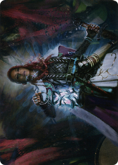 Tergrid, God of Fright // Tergrid, God of Fright  [Art Series: Kaldheim] (Borderless)