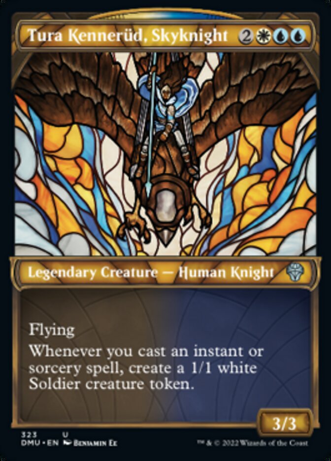 Tura Kennerud, Skyknight (Showcase) [Dominaria United] Foil