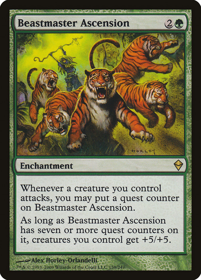 Beastmaster Ascension [Zendikar] Foil -1