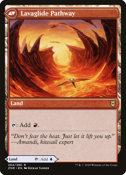 Riverglide Pathway // Lavaglide Pathway [Zendikar Rising] Foil
