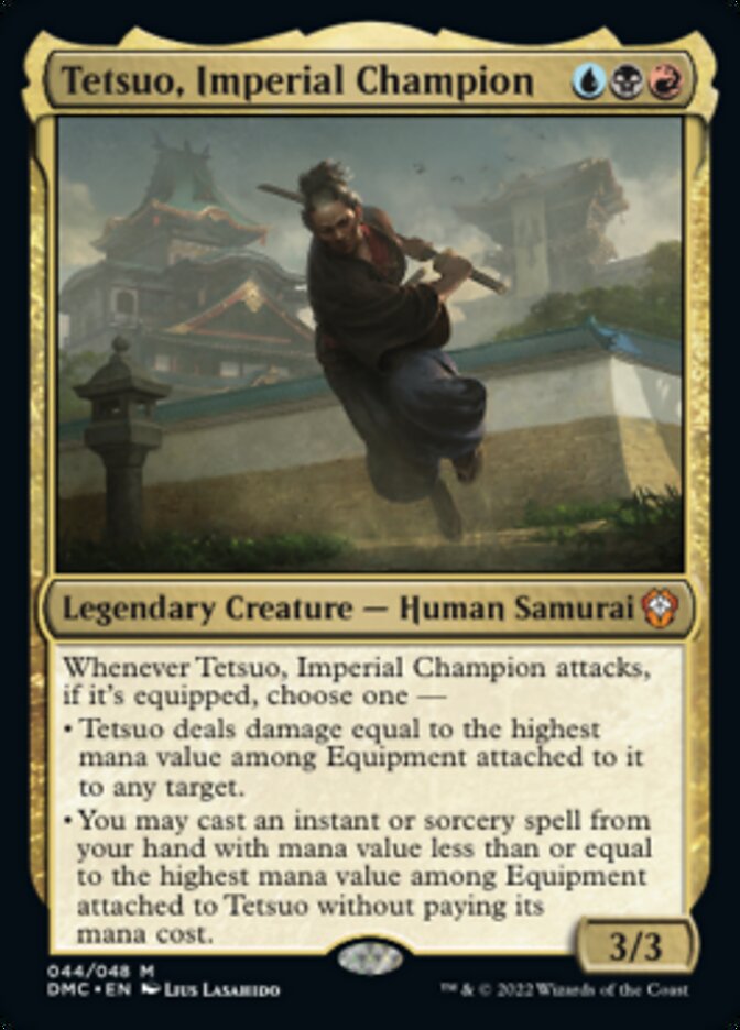 Tetsuo, Imperial Champion [Dominaria United Commander] Foil