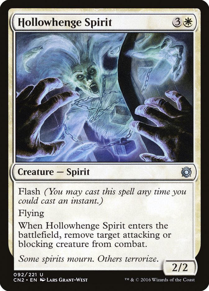 Hollowhenge Spirit [Conspiracy: Take the Crown] Foil