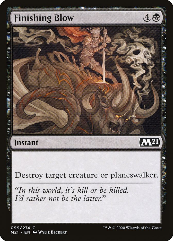 Finishing Blow [Core Set 2021] Foil
