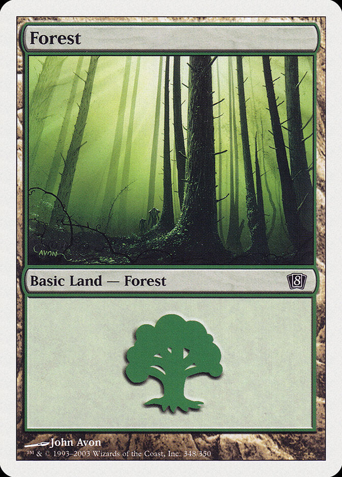 Forest (348) [Eighth Edition] Foil
