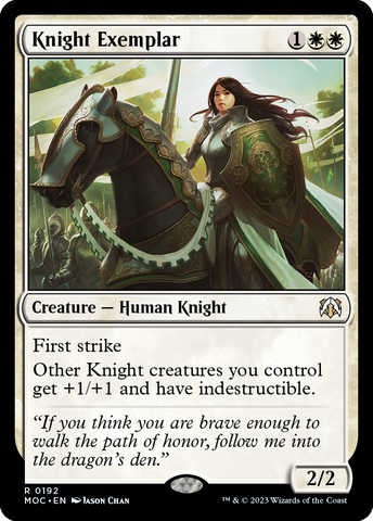 Knight Exemplar [March of the Machine Commander]