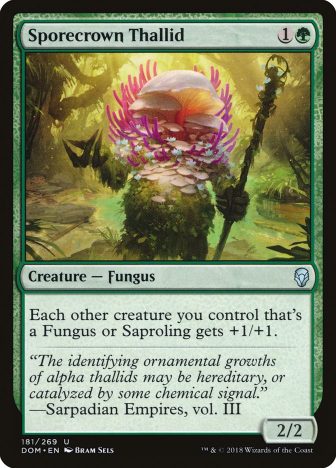 Sporecrown Thallid [Dominaria] Foil