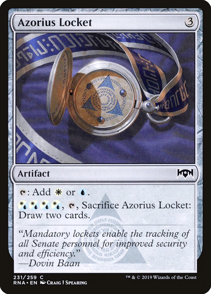 Azorius Locket [Ravnica Allegiance] Foil