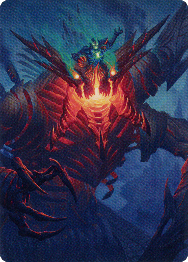 Mishra, Lost to Phyrexia // Mishra, Lost to Phyrexia  [The Brothers' War Art Series] (Borderless) Foil