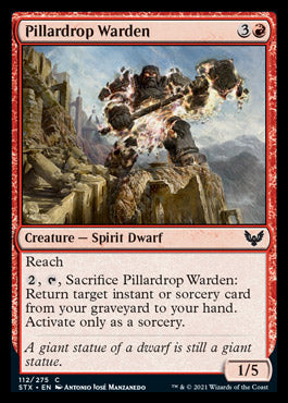 Pillardrop Warden [Strixhaven: School of Mages] Foil
