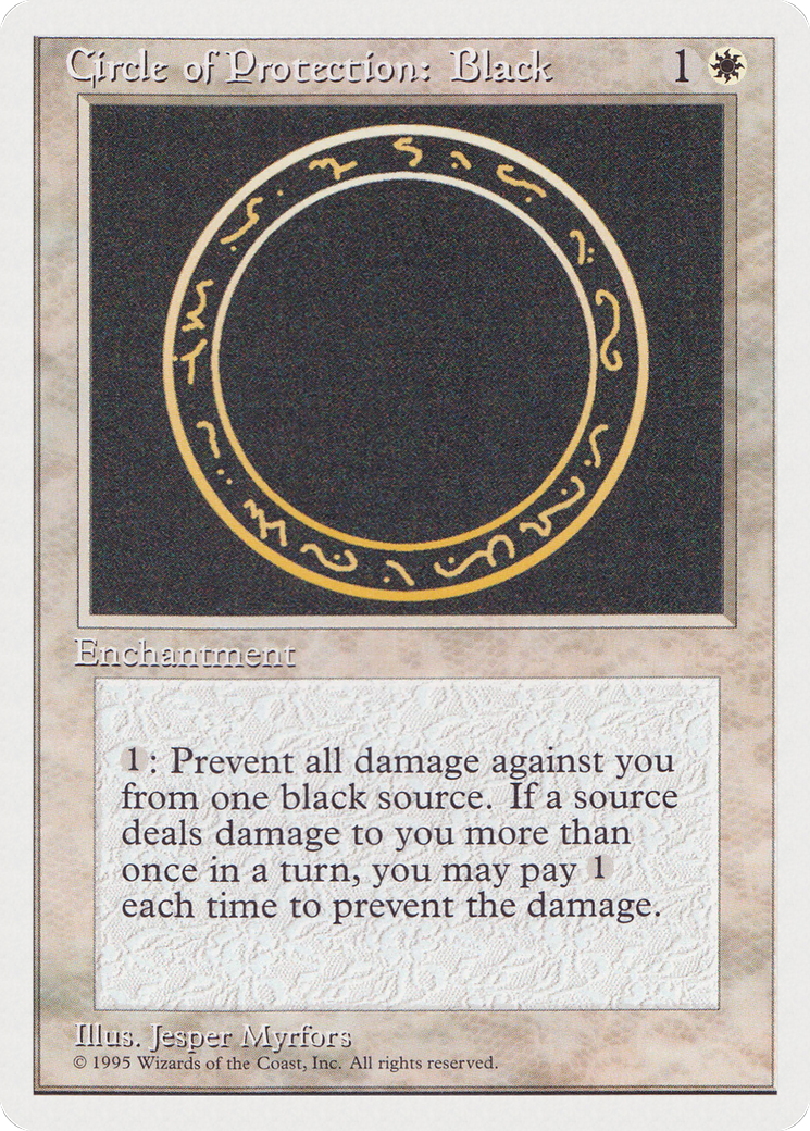 Circle of Protection: Black  [Rivals Quick Start Set]