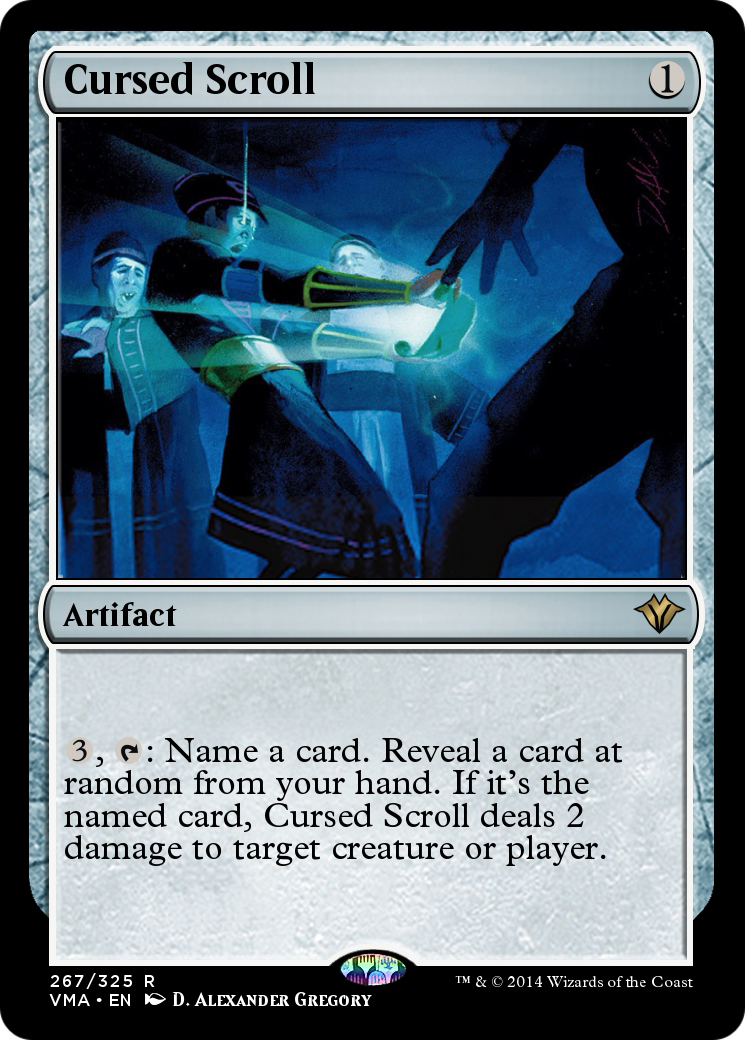 Cursed Scroll  [Vintage Masters] Foil