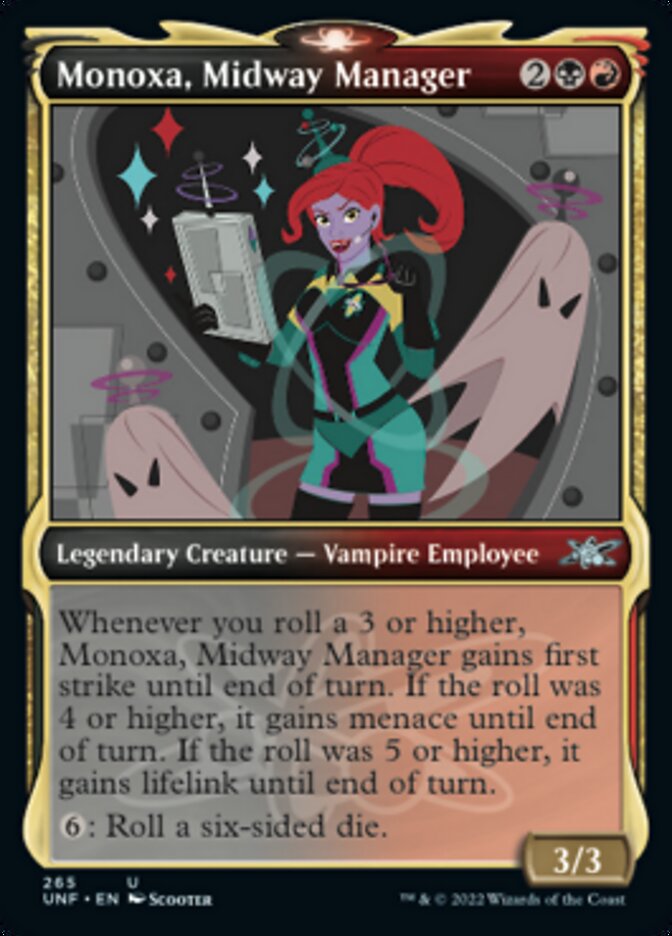 Monoxa, Midway Manager (Showcase) [Unfinity] Foil