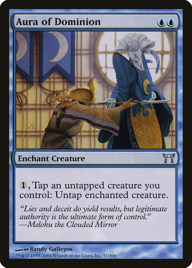 Aura of Dominion [Champions of Kamigawa] Foil
