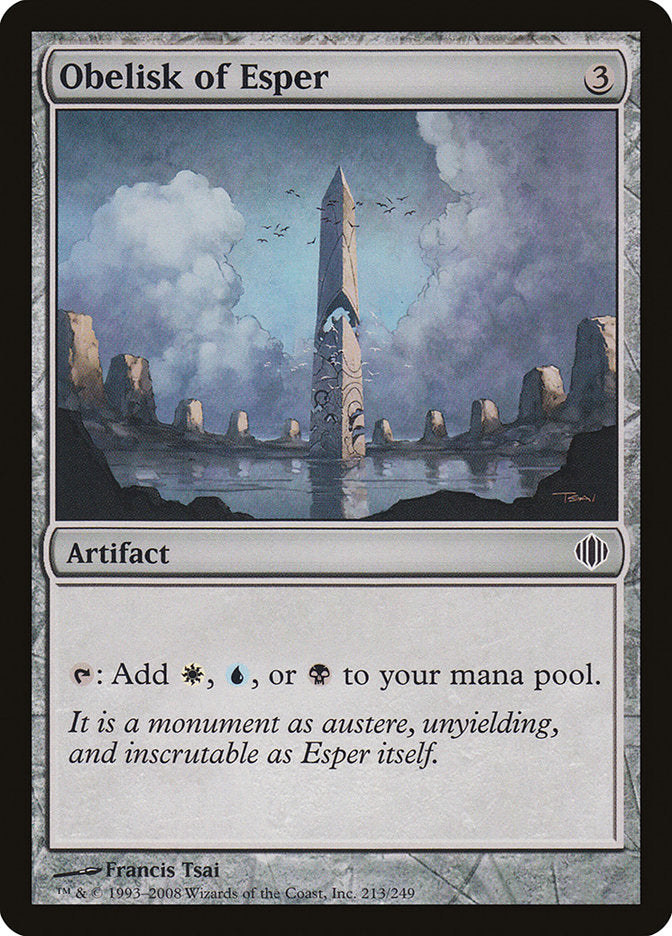 Obelisk of Esper [Shards of Alara] Foil