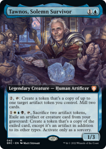 Tawnos, Solemn Survivor (Extended Art) [The Brothers' War Commander]