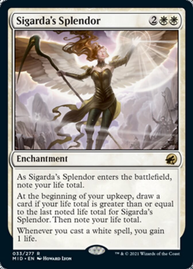 Sigarda's Splendor [Innistrad: Midnight Hunt] Foil
