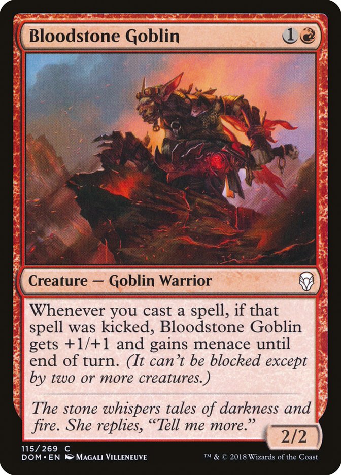 Bloodstone Goblin [Dominaria] Foil