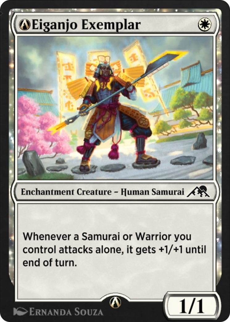 A-Eiganjo Exemplar  [Kamigawa: Neon Dynasty]: (enchantment)