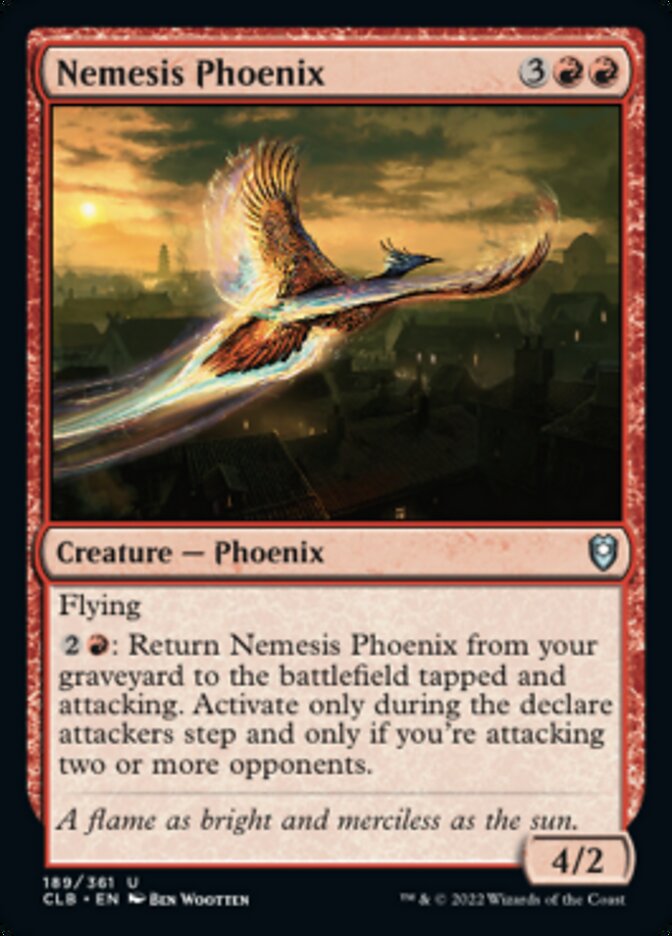 Nemesis Phoenix [Commander Legends: Battle for Baldur's Gate] Foil