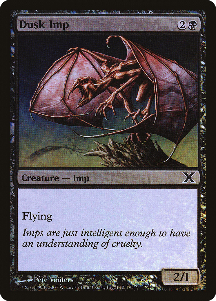 Dusk Imp  [Tenth Edition] Foil