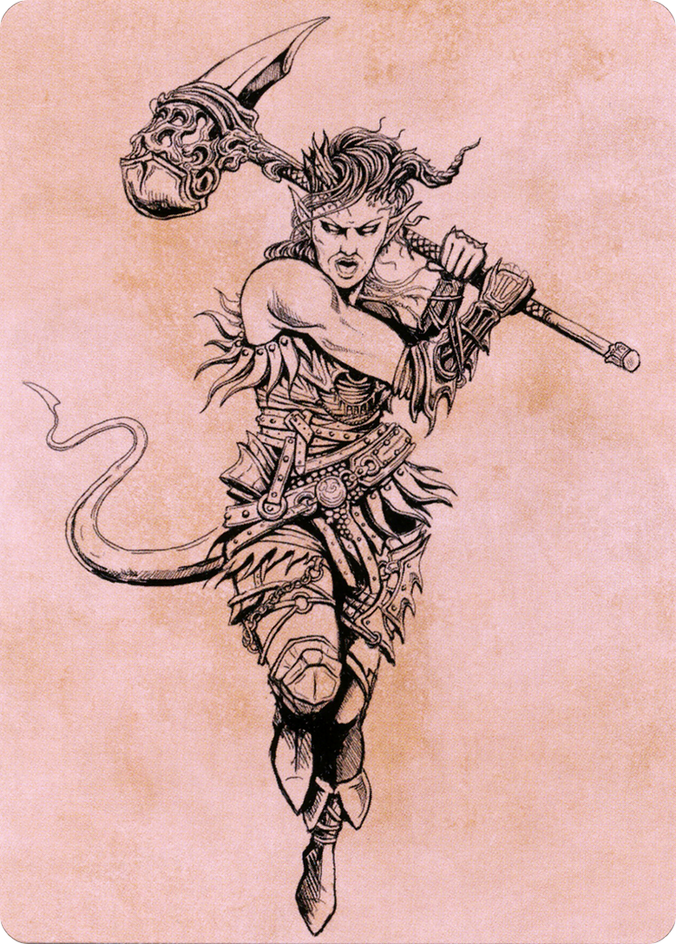 Karlach, Fury of Avernus // Karlach, Fury of Avernus  [Battle for Baldur's Gate Art Series] (Borderless) Foil