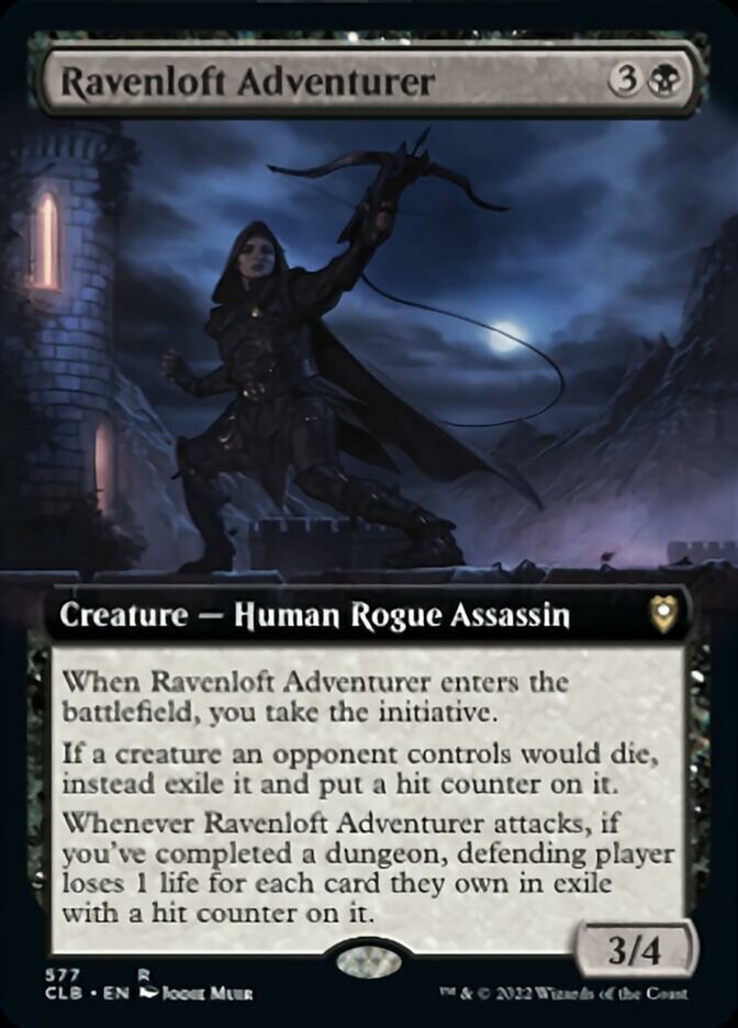Ravenloft Adventurer (Extended Art) [Commander Legends: Battle for Baldur's Gate] Foil