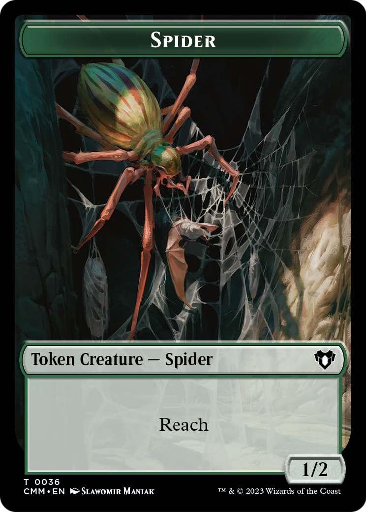 Spider  [Commander Masters Tokens] Foil
