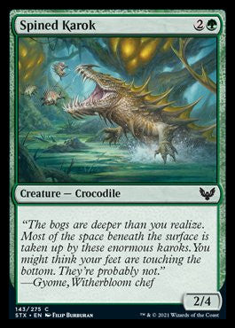 Spined Karok [Strixhaven: School of Mages] Foil