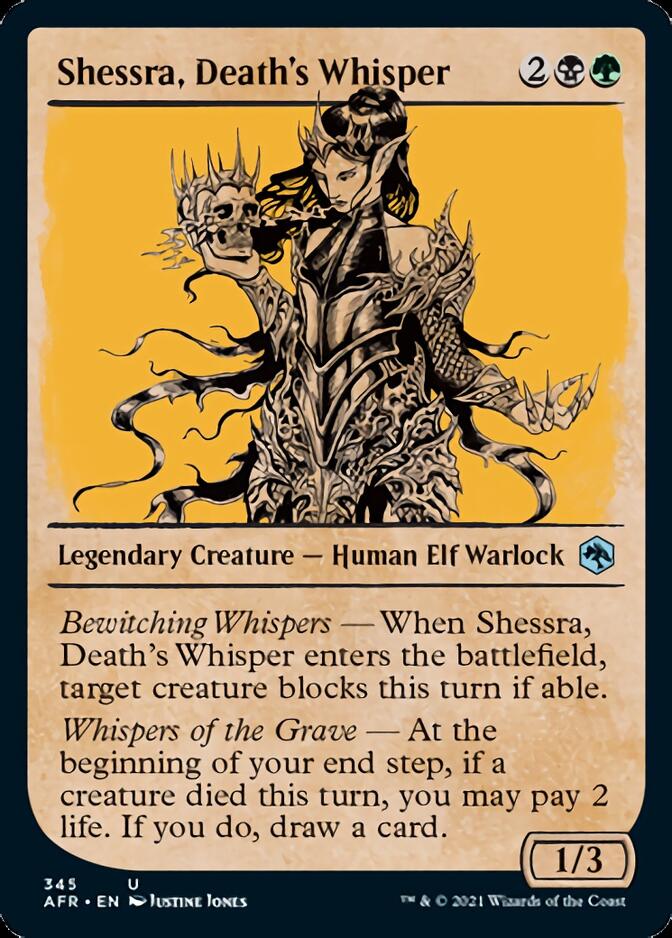 Shessra, Death's Whisper (Showcase) [Dungeons & Dragons: Adventures in the Forgotten Realms] Foil -1