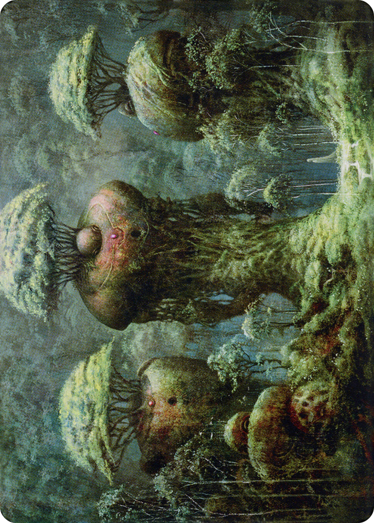 Forest // Forest  [Dominaria United Art Series] (Borderless) Foil