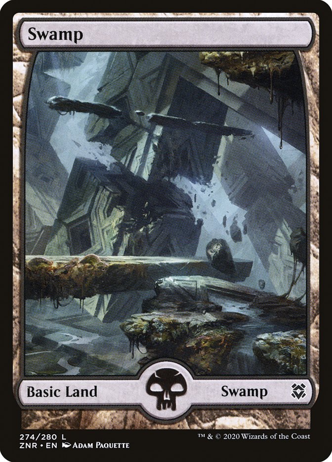 Swamp (274) [Zendikar Rising] Foil