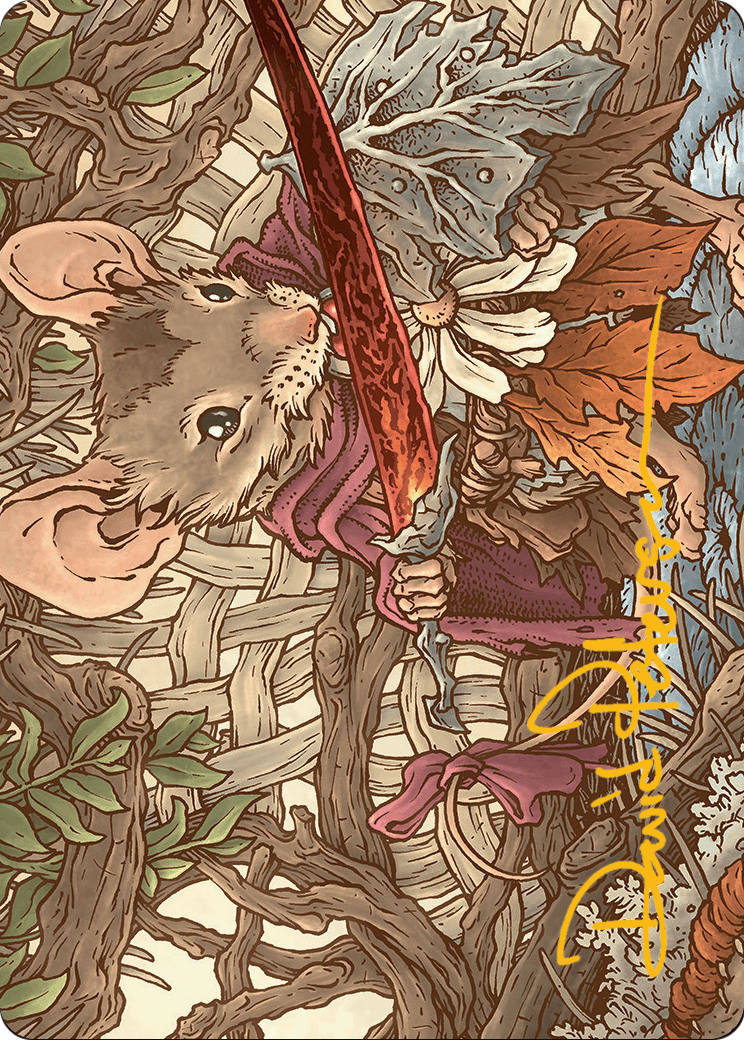 Mabel, Heir to Cragflame // Mabel, Heir to Cragflame  [Bloomburrow Art Series] (Borderless) Foil