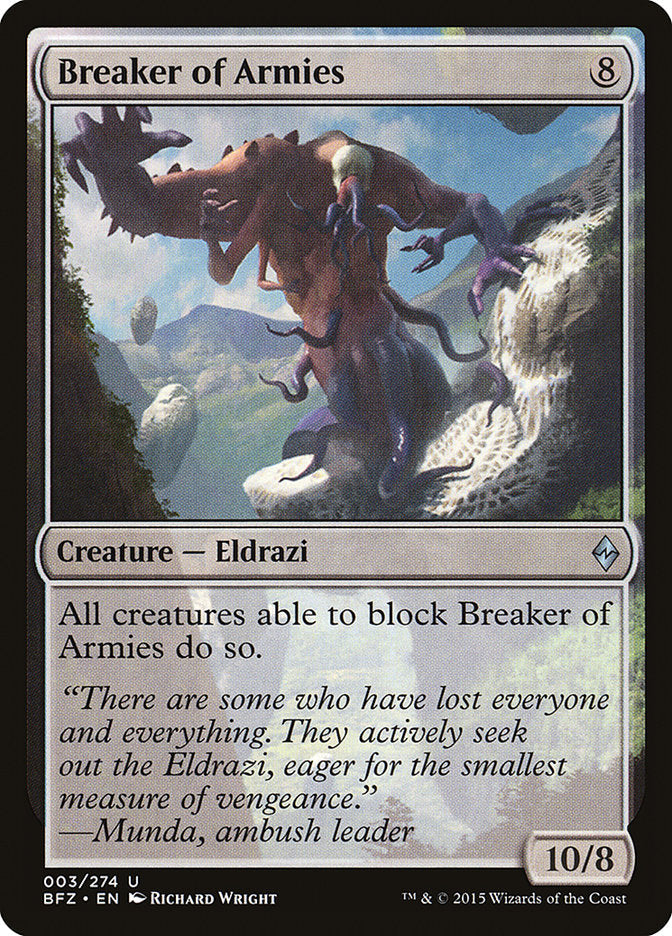 Breaker of Armies [Battle for Zendikar] Foil
