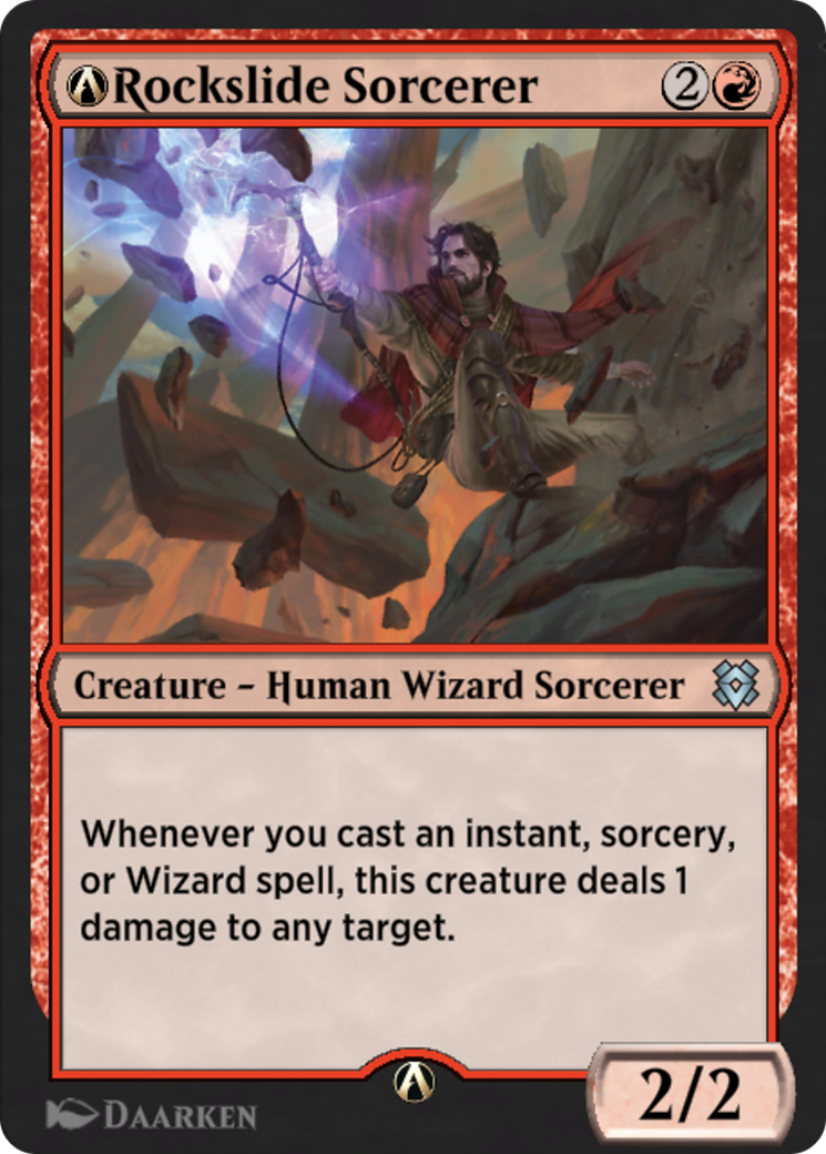 A-Rockslide Sorcerer  [Zendikar Rising]