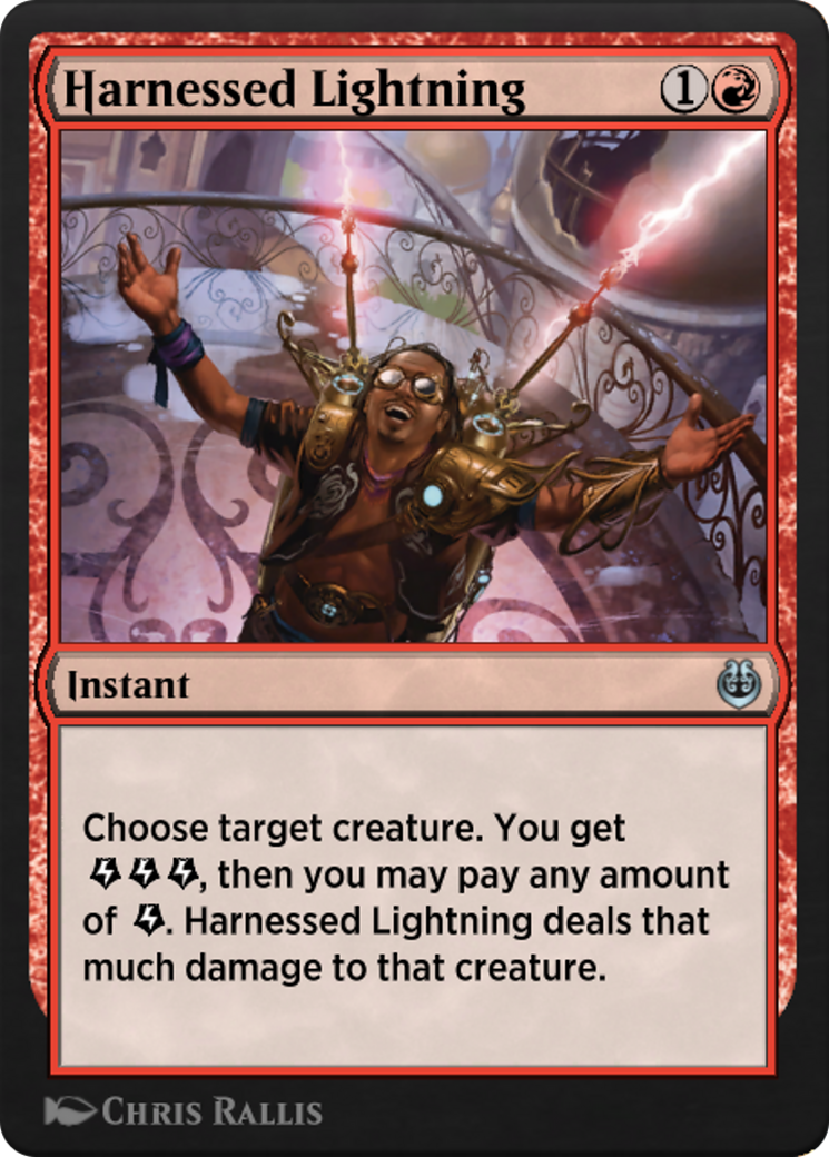 Harnessed Lightning  [Kaladesh Remastered]