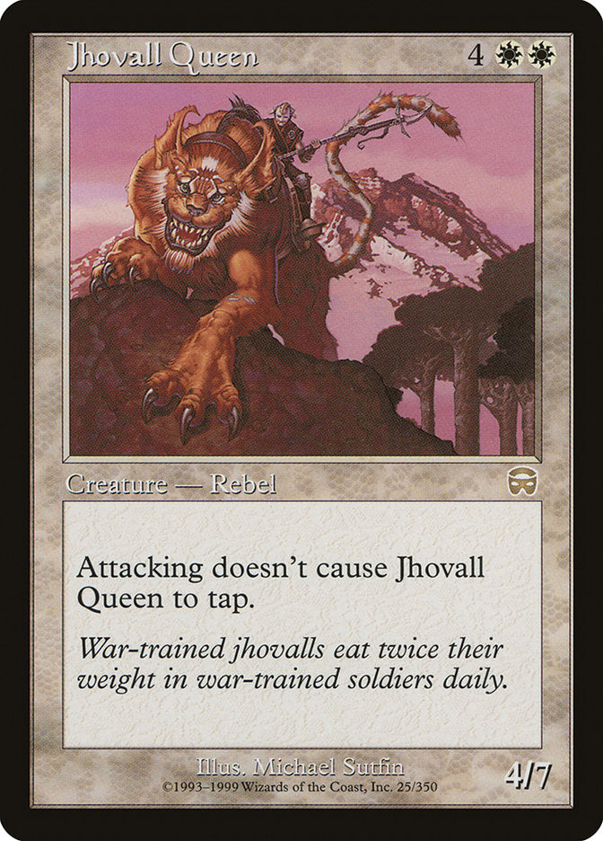 Jhovall Queen [Mercadian Masques] Foil
