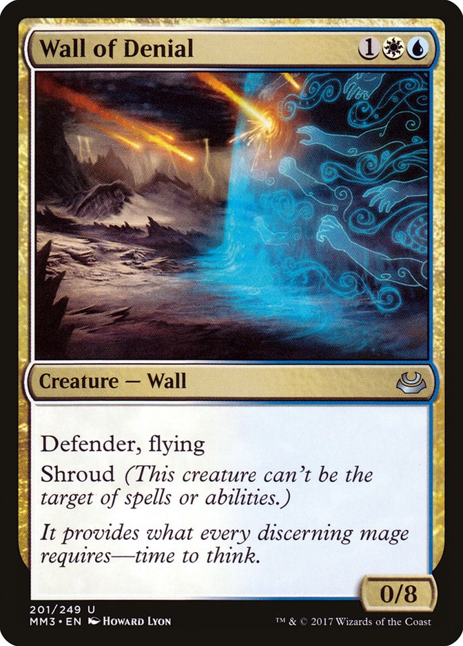 Wall of Denial [Modern Masters 2017] Foil