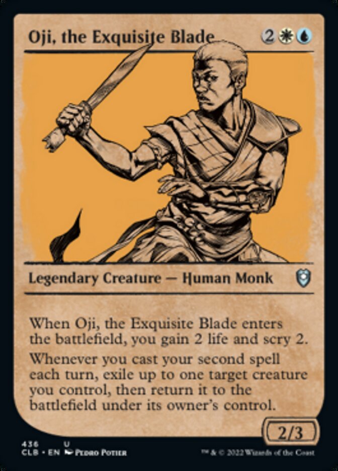 Oji, the Exquisite Blade (Showcase) [Commander Legends: Battle for Baldur's Gate] Foil