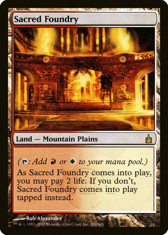 Sacred Foundry [Ravnica: City of Guilds] Foil