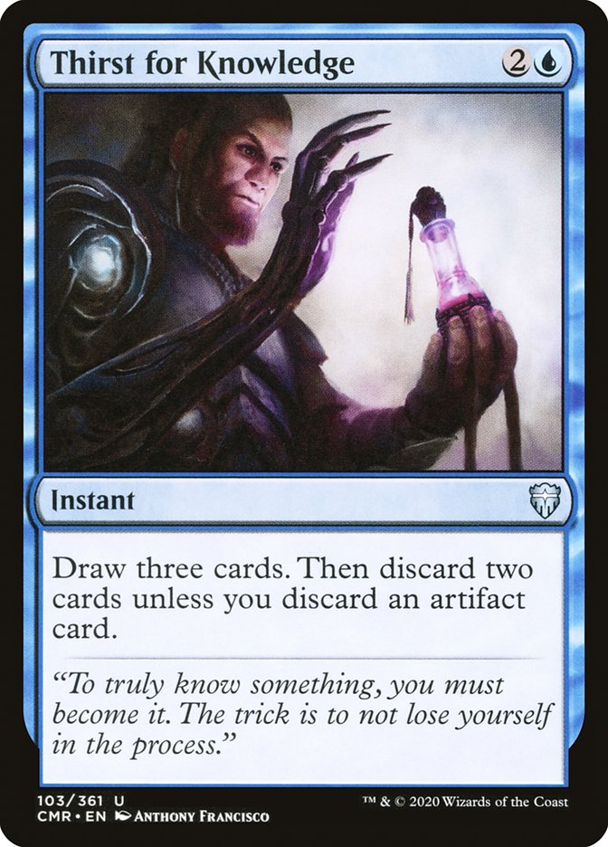 Thirst for Knowledge [Commander Legends] Foil