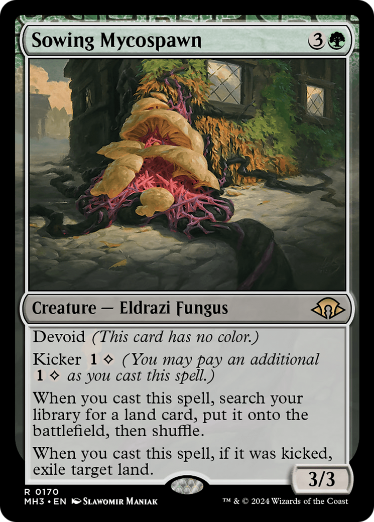 Sowing Mycospawn [Modern Horizons 3] Foil