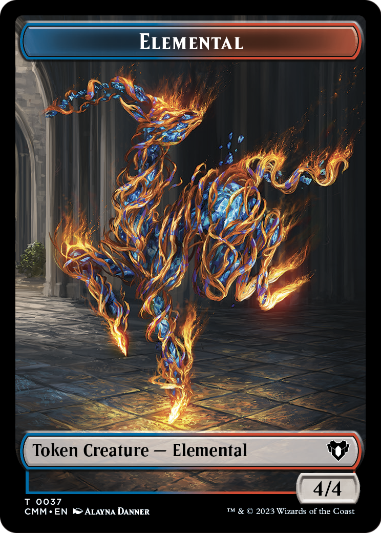 Elemental  [Commander Masters Tokens] Foil