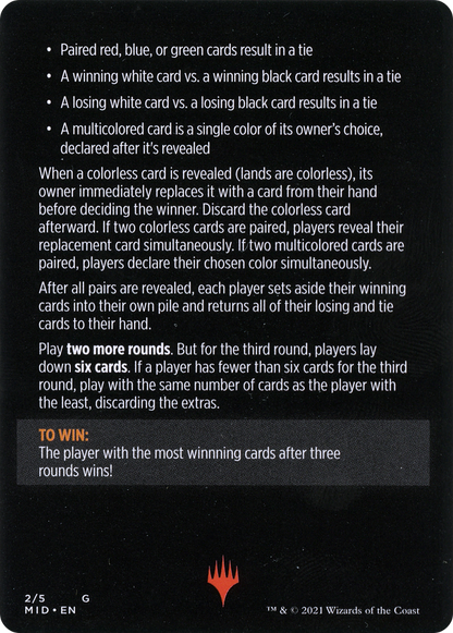 Day Vs. Night // Day vs. Night (cont'd)  [Innistrad: Midnight Hunt Minigames] Foil