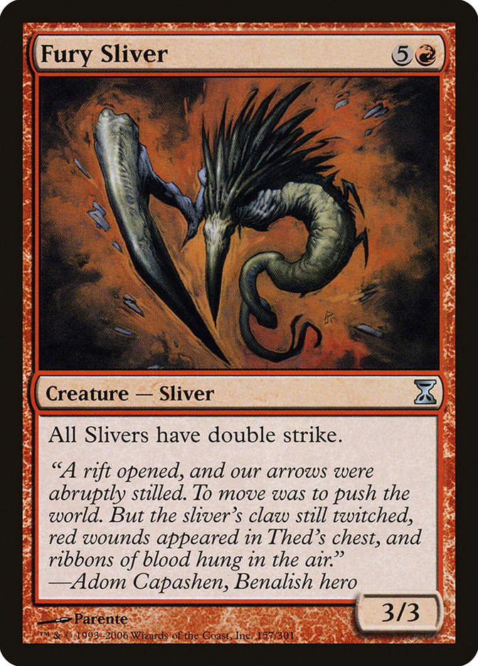 Fury Sliver [Time Spiral] Foil