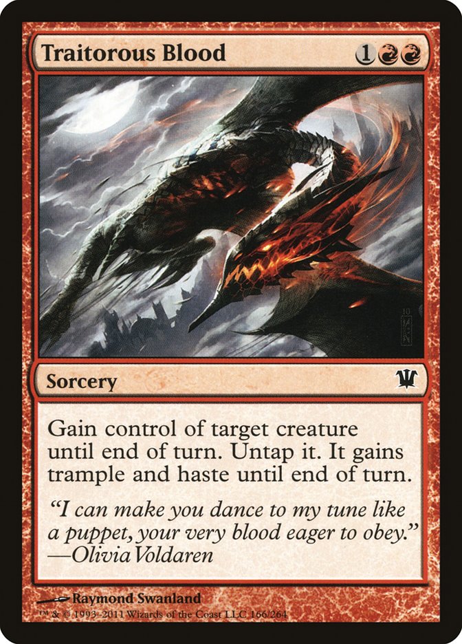 Traitorous Blood [Innistrad] Foil