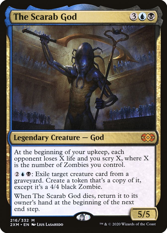 The Scarab God [Double Masters] Foil