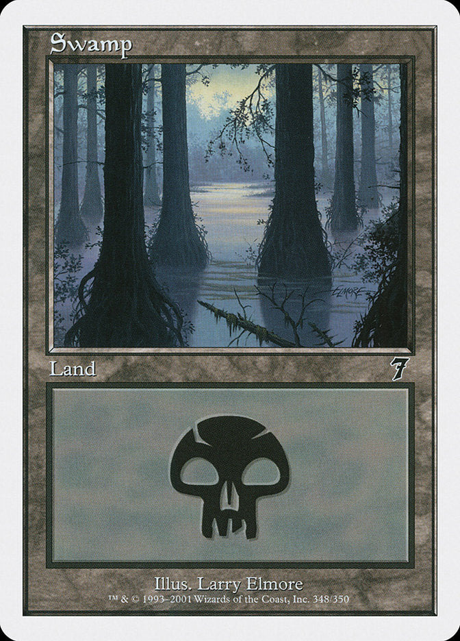 Swamp (348) [Seventh Edition] Foil