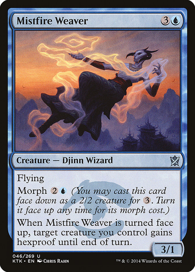 Mistfire Weaver [Khans of Tarkir] Foil